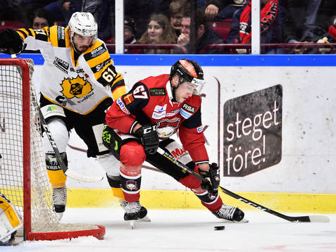 Skellefteås Fredrik Lindgren och Malmö Redhawks
