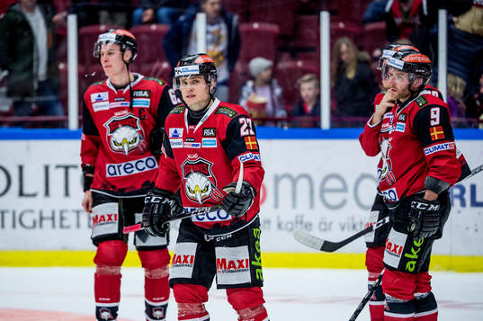 Malmö Redhawks Christoffer Forsberg deppar med