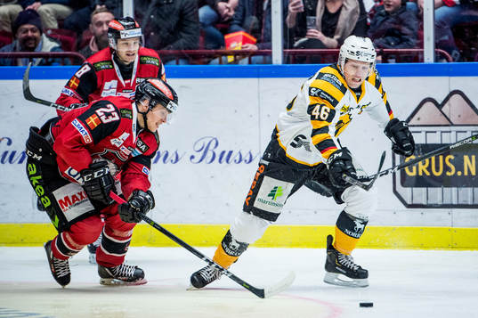Malmö Redhawks Christoffer Forsberg mot Skellefteås