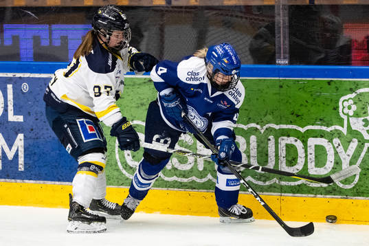 s Jessica Healey och Leksands Wilma Johansson