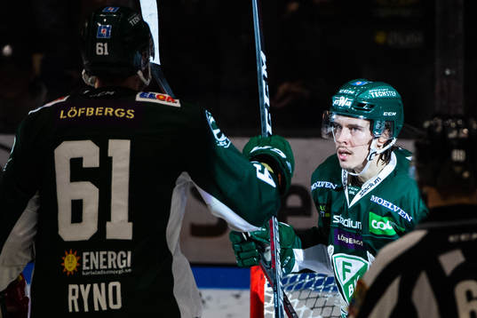 Färjestads Joakim Nygård jublar