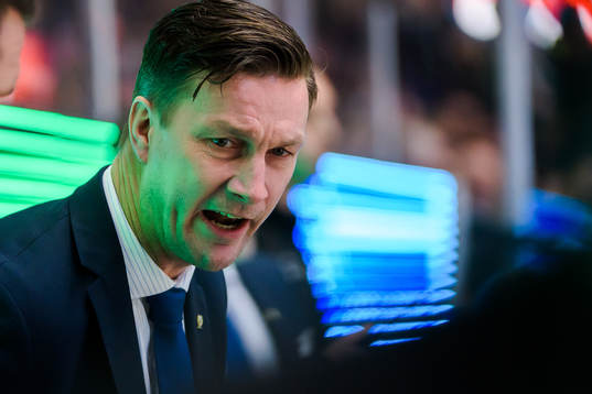 Färjestads tränare Johan Pennerborn