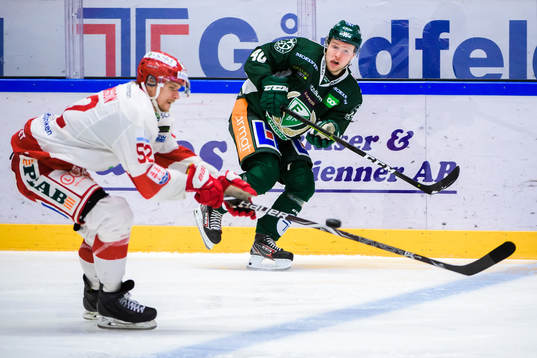 Timrås Johannes Salmonsson och Färjestads Christopher