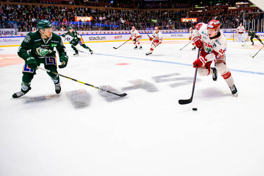 Färjestads Theodor Lennström och Timrås Vilmos Gallo
