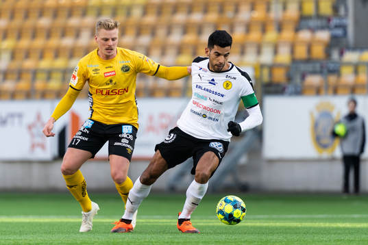 Elfsborgs Per Frick och Frejs Pedro Ribeiro