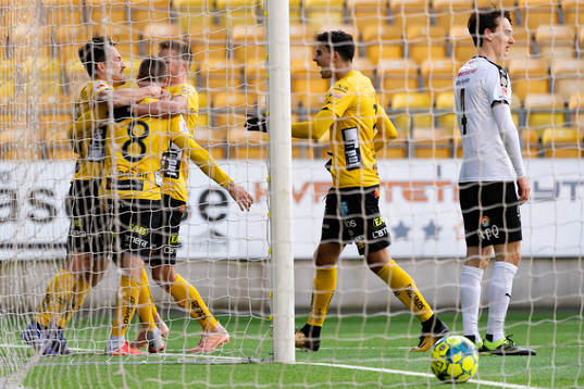Elfsborgs spelare jublar
