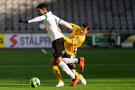 Elfsborgs Simon Olsson och Frejs Pedro Ribeiro