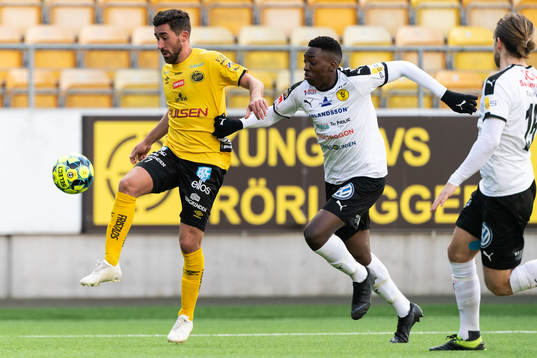 Elfsborgs Frederik Holst och Frejs Samouil Izountouemoi