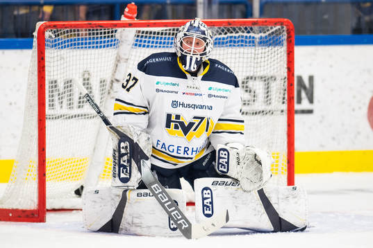 s målvakt Jonas Gunnarsson  deppar
