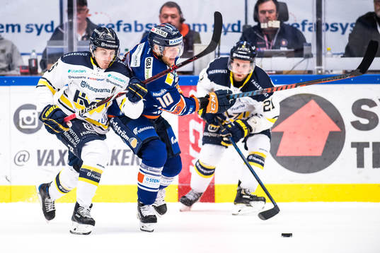 s Markus Ljungh, Mattias Tedenby och Växjös Kris Versteeg