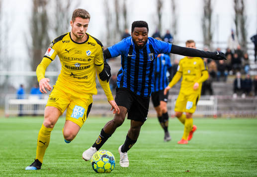 Halmstads Gabriel Gudmundsson och Sirius Elias Andersson