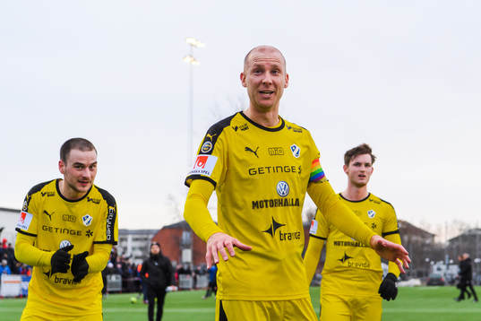 Halmstads Andreas Johansson  jublar