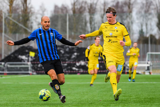 Sirius Karl Larson och Halmstads Alexander Berntsson
