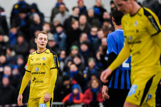 Halmstads Joel Allandsson deppar