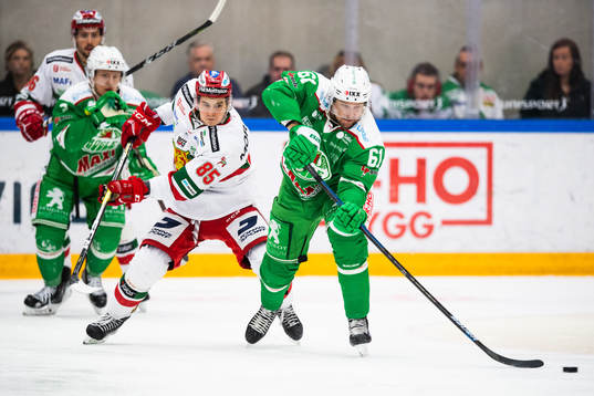 Moras Michael Haga och Rögles Jonas Ahnelöv
