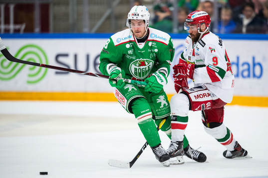 Rögles Linus Sandin och Moras Andrew Rowe