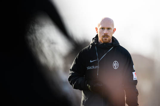 Landskronas assisterande tränare Max Mölder