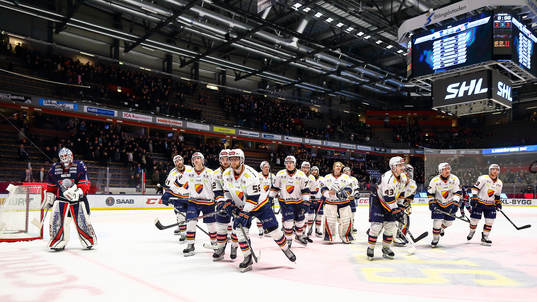 Linköpings målvakt Jonas Gustavsson deppar och