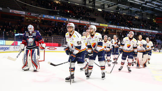 Linköpings målvakt Jonas Gustavsson deppar och