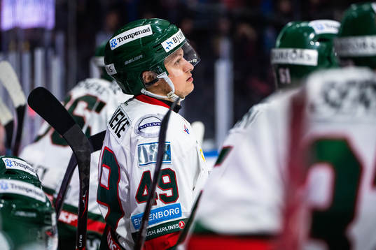 Frölundas Rhett Rakhshani deppar