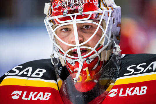 Luleås målvakt Niklas Rubin