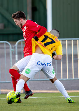 Degerfors Daniel Janevski mot Falkenbergs Edi Sylisufaj