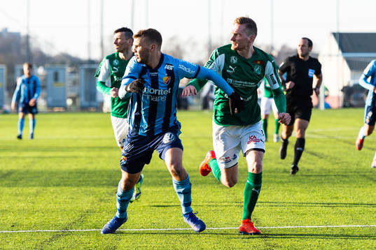 Djurgårdens Jesper Karlström och Hässleholms Emil