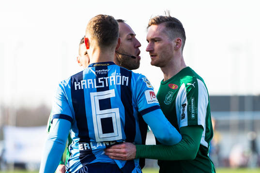 Djurgårdens Jesper Karlström och Hässleholms Emil
