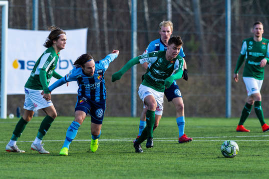 Djurgårdens Kevin Walker och Hässleholms Viktor