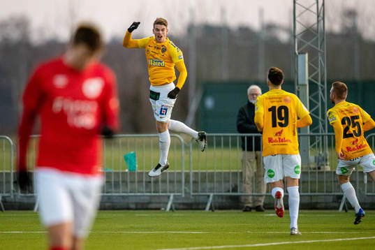 Falkenbergs Marcus Mathisen gör 2-1