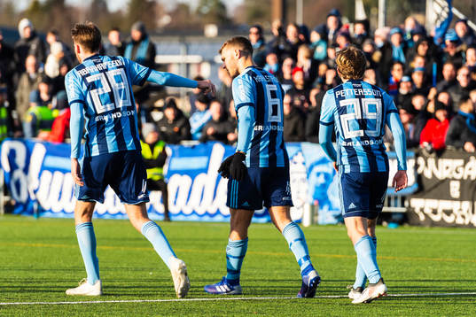 Djurgårdens spelare jublar