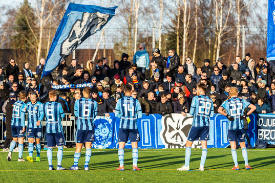 Djurgårdens spelare jublar