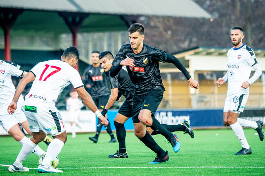 Rosengårds Ali Jasim mot Häckens Alexander Jeremejeff