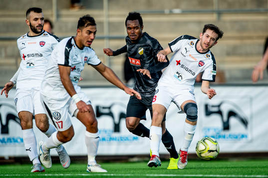 Häckens Nasiru Mohammed mot Rosengårds Ali Jasim och