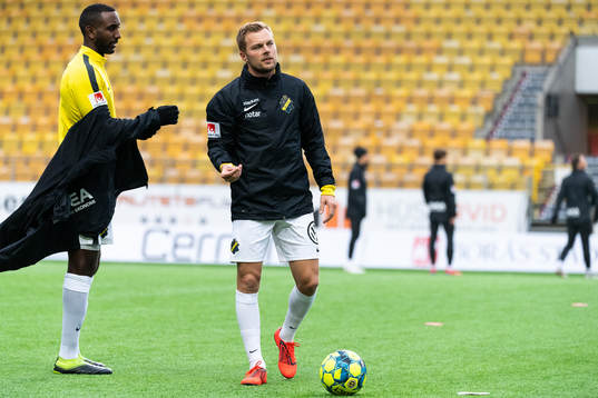 AIKs Sebastian Larsson och Henok Goitom