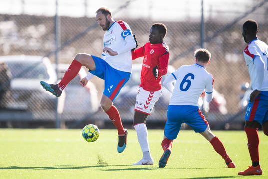 Helsingborgs Andreas Granqvist och Andreas Landgren