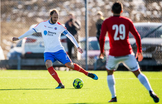 Helsingborgs Andreas Granqvist och Kalmars Romário Pereira