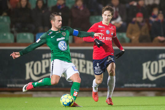 Jönköpings Fredric Fendrich och Örgrytes Jakob Lindström