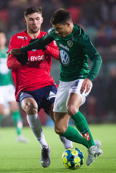 Örgrytes Alibek Aliev och Jönköpings Alexander Jallow