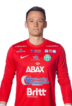 Västerås målvakt Anton Fagerström
