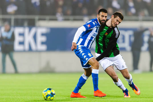 IFK Göteborgs André Calisir och GAIS Alexander Leksell