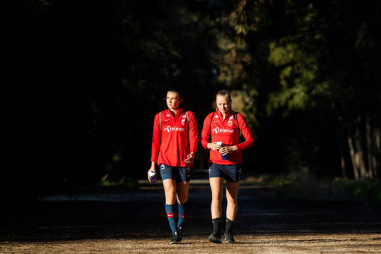 Ingrid Syrstad Engen and Frida Maanum of Norway