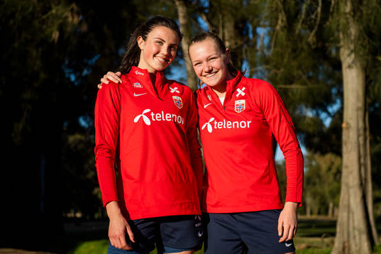 Ingrid Syrstad Engen and Frida Maanum of Norway
