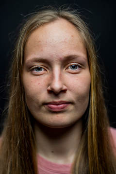 Goalkeeper Aurora Mikalsen of Norway poses for a portrait