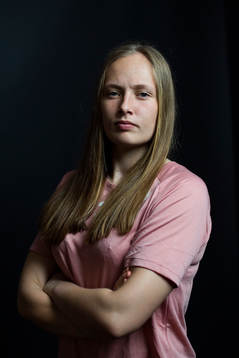 Goalkeeper Aurora Mikalsen of Norway poses for a portrait