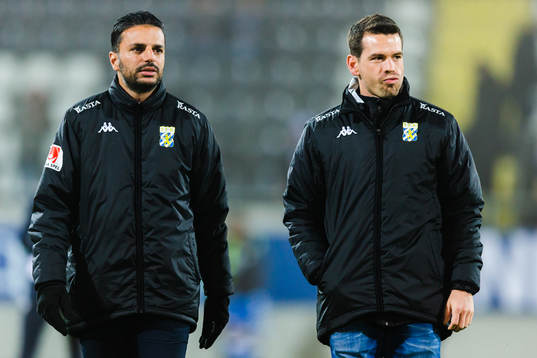 IFK Göteborgs tränare Poya Asbaghi och assisterande
