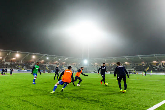 IFK Göteborgs spelare värmer upp