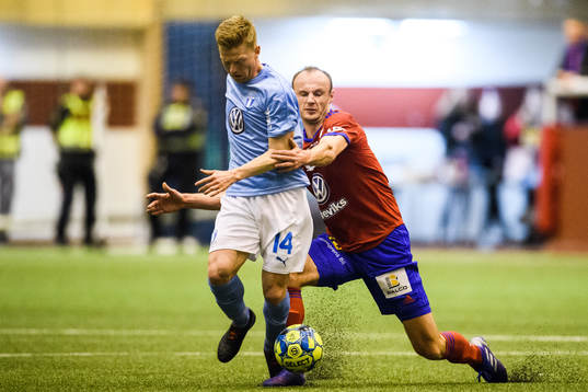 Malmö FFs Anders Christiansen och Östers Dragan Kapcevic