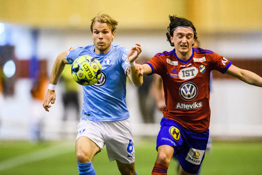 Malmö FFs Oscar Lewicki och Östers Mattias Pavic