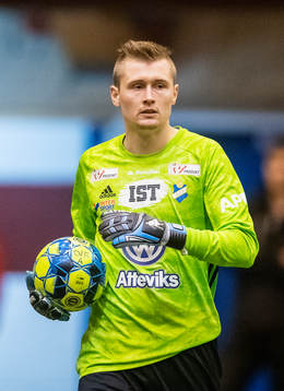 Östers målvakt Robin Malmkvist